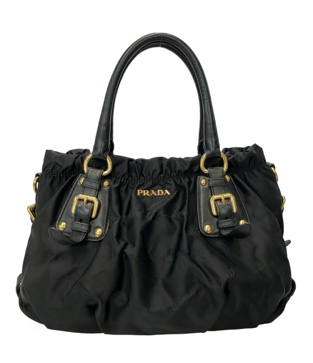 Prada Tessuto Shoulder Bag Black